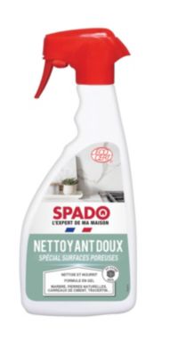 Gel nettoyant doux spécial surfaces poreuses Spado 500ml