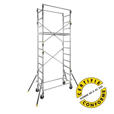 Echafaudage Centaure Quad up hauteur de travail max 4 7 m+ sac de rangement