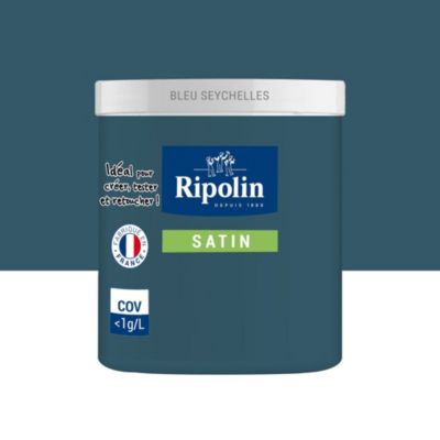 Testeur peinture bleu seychelles satine 467067 RIPOLIN 75 ml