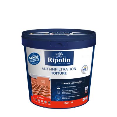 Anti-infiltration toiture Ripolin terre cuite 4L