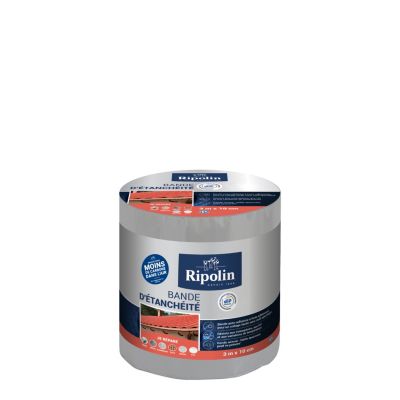Bande d'étanchéité Ripolin gris 10 cm x L.3 m