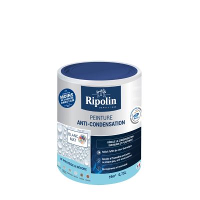 Peinture anti-condensation intérieur mat blanc Ripolin 0,75L