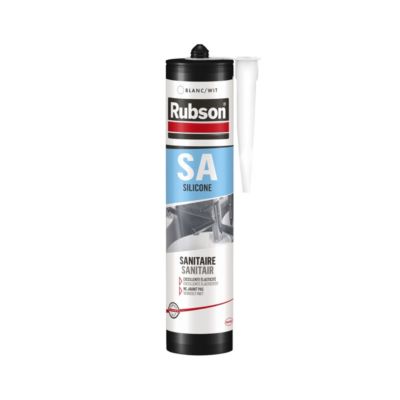 Mastic silicone sanitaire 300ml RUBSON 165170 - vue 2