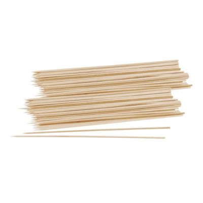 Fackelmann Lot de 60 pics à brochette en bois 30 cm Wood Edition