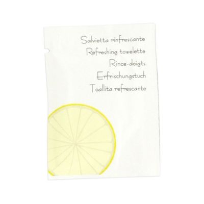 Fackelmann Lot de 30 rince-doigts au citron Single Use