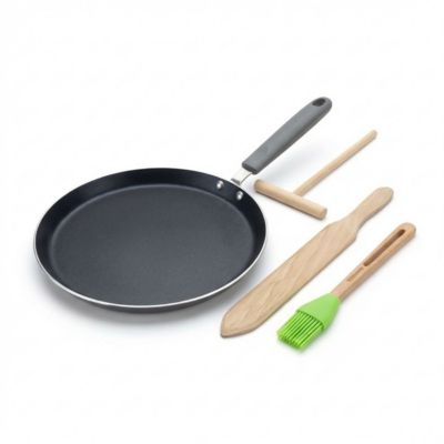 Elo Set chandeleur crepiere - Ducato - Ø 26 cm - 3 ustensiles Noir - vue 4