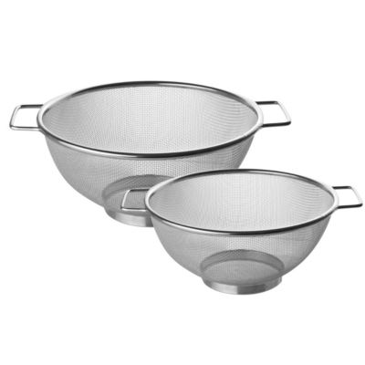 Fackelmann Set de 2 passoires inox 20 cm et 26 cm