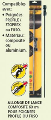 Allonge de lance composite 060 profile Berthoud
