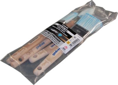 Kt de 5 pinceaux fillpro aqua Nespoli ronds 15/25 mm - plats 25/38/50 mm