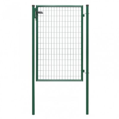 Portillon Eco H1.50m Acier Galvanisé Semi Plein Droit