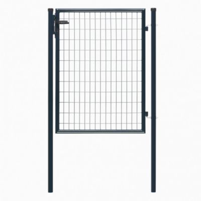 Portillon grillagé Eco garden .105 x H.125 cm Acier Ajouré Droit