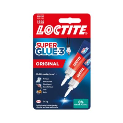 Loctite tubes super glue 3 universelle x2 3g - vue 2