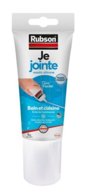 Mastic Rubson Sanitaire Je Jointe transparent tube 150ml - Rubson