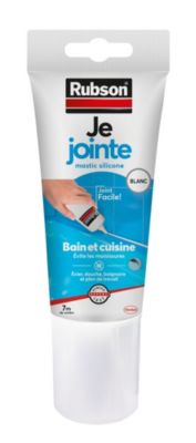 Mastic Rubson Sanitaire Je Jointe blanc tube 150ml - Rubson