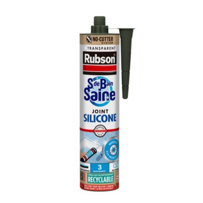 Mastic sanitaire transparent Salle de bain Saine Rubson 280 ml - Rubson