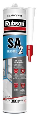Mastic Rubson SA2 Sanitaire Tous supports blanc cartouche 280ml