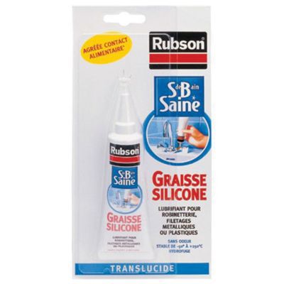 Graisse silicone Rubson Salle de bain Saine tube 50ml