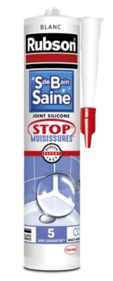 Mastic Sanit salle de bain Rubson blanc 280ml - Rubson