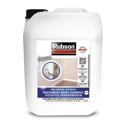 Traitement Murs Humides Rubson incolore bidon 2,5L