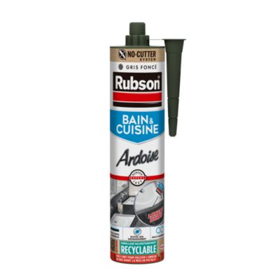 Mastic bain et cuisine Rubson ardoise 280ml - Rubson