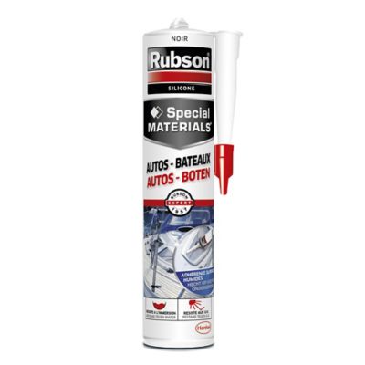 Mastic Rubson Special Materials Auto-Bateaux noir cartouche 280ml