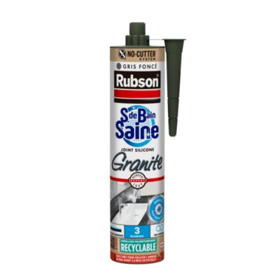 Mastic Rubson Sanitaire Salle de bains Saine granite cartouche 280ml - Rubson