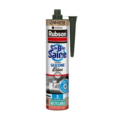 Mastic Rubson Sanitaire Salle de bains Saine ebène cartouche 280ml - Rubson
