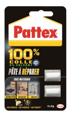 Pattex colle 100% pâte à réparer 2x5g - vue 4