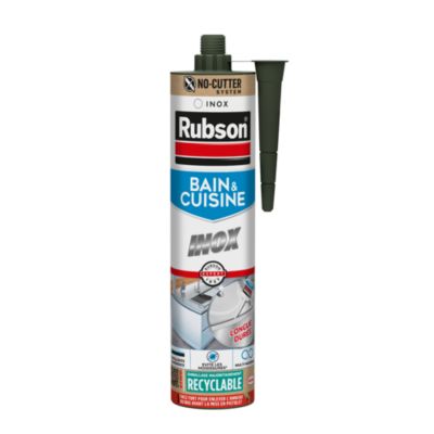 Mastic Rubson Bain&Cuisine inox cartouche 280ml - Rubson