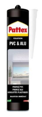 Colle pour fixation sur PVC et alu Pattex cartouche 450g