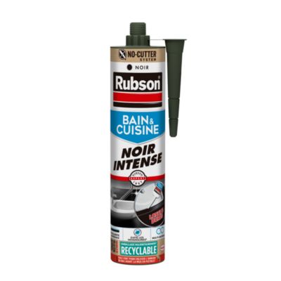 Mastic bain et cuisine Rubson noir 280ml - Rubson