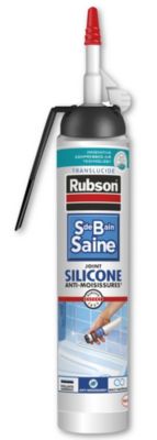 Mastic salle de bain Rubson translucide 200ml - Rubson