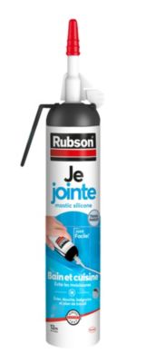 Mastic Rubson Sanitaire Je Jointe transparent MSP 200ml - Rubson