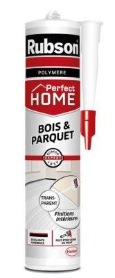Mastic Rubson Perfect Home Bois & Parquet Transparent Cartouche , 280ml - Rubson