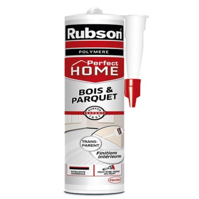 Mastic Rubson Perfect Home Bois & Parquet transparent cartouche 280ml