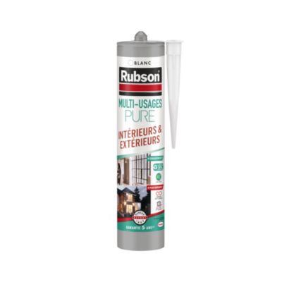 Mastic Rubson Pure Multi-usages blanc cartouche 280ml - Rubson