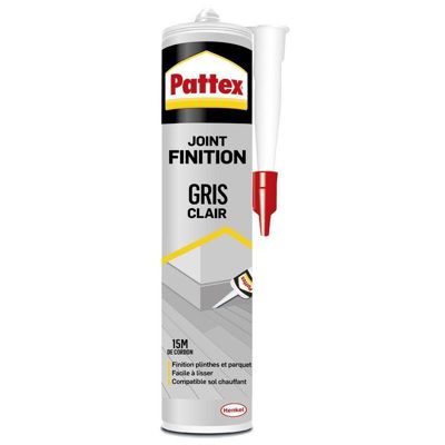 Joint de finition Pattex gris clair 280ml