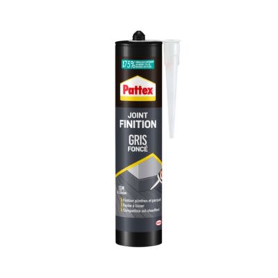 Joint de finition Pattex gris foncé RAL7016 280ml - Pattex
