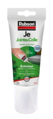 Mastic Rubson Fixation Je Jointe&Colle transparent tube 150ml - Rubson