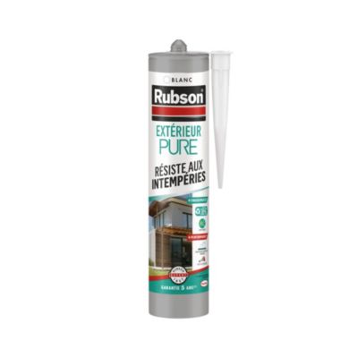 Mastic Rubson Pure Extérieur blanc cartouche 280ml - Rubson