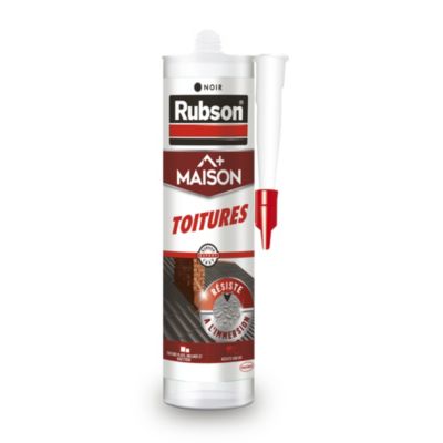 Mastic Rubson Maison Toitures noir cartouche 280ml - Rubson