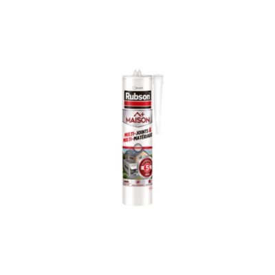 Mastic Maison Multi Usages & Matériaux blanc Rubson Cartouche 280ml - Rubson