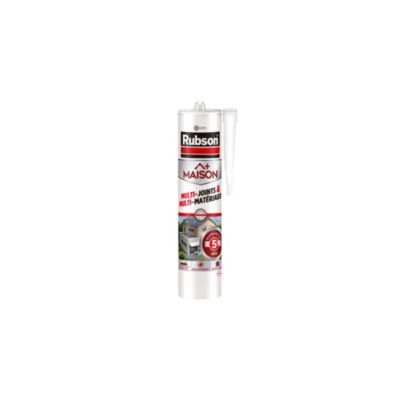 Mastic Maison Multi Usages & Matériaux gris Rubson Cartouche 280ml - Rubson