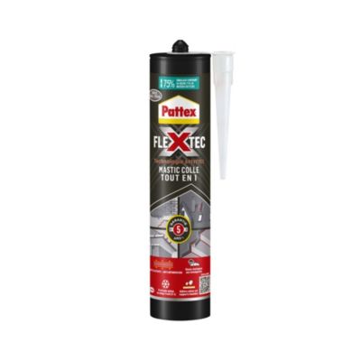 Mastic et colle joint int/ext pattex flextec gris 7016 389G - Pattex