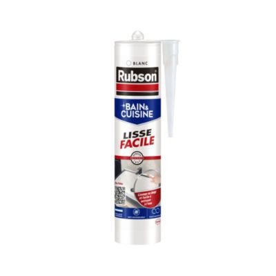 Mastic Lisse facile Blanc 280ml Rubson - Rubson