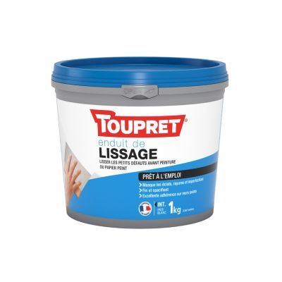 Enduit de lissage prêt à 'emploi Toupret 1kg