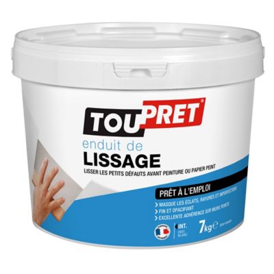 Enduit de lissage prêt à l'emploi Toupret 7kg