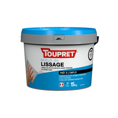 Enduit de lissage prêt à 'emploi Toupret 15kg