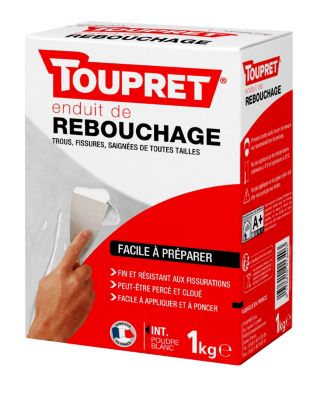 Enduit de rebouchage Toupret 1kg