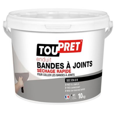 Enduit bande à joint rapide prêt à l'emploi Toupret 10kg